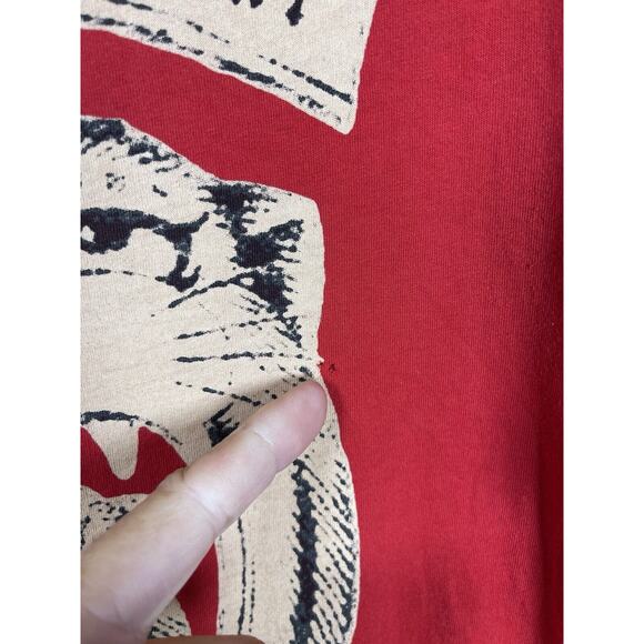Authenticated Gucci Red L Aveugle Par Amour Tiger T Shirt Size Large - Picture 7 of 16